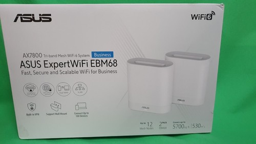 Asus ExpertWiFi EBM68 AX7800 Routeur Tri-Band WiFi 6 Mesh CT8 XT8 XT9 Zenwifi - Photo 4/5