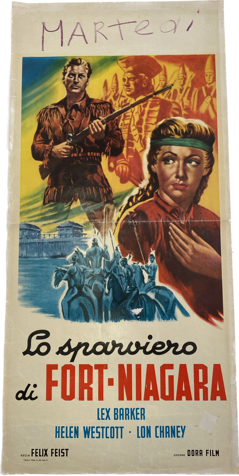 Locandina di Lo sparviero di Fort Niagara (1952)
