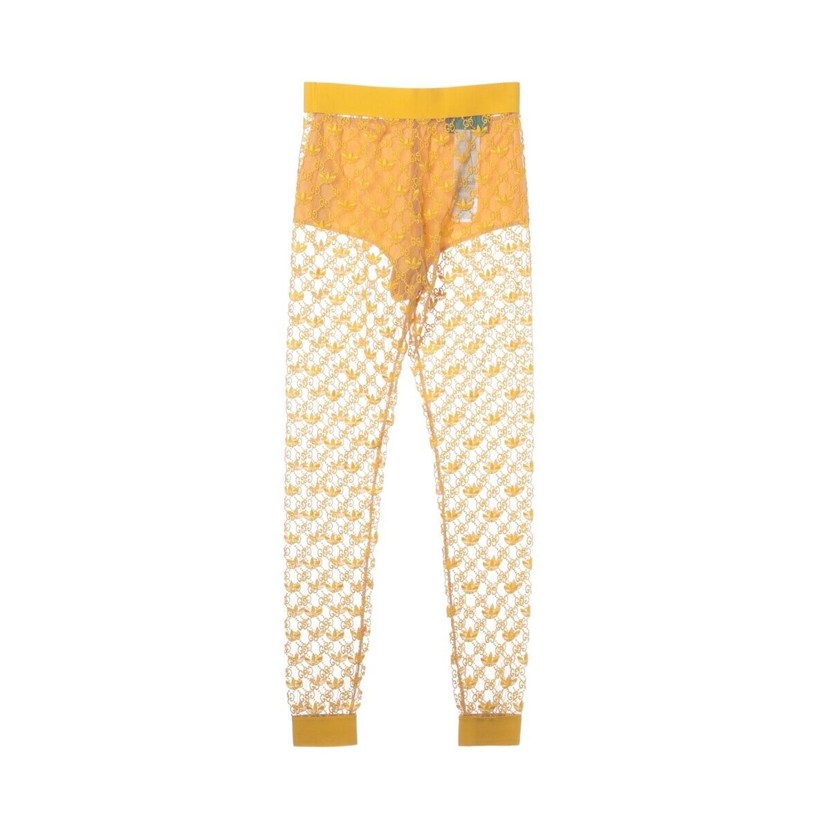 Gucci x Adidas Cotton & Polyester Pants L Ladies' Yellow Gucci x Adidas Cotton & Polyester Pants L Ladies' Yellow