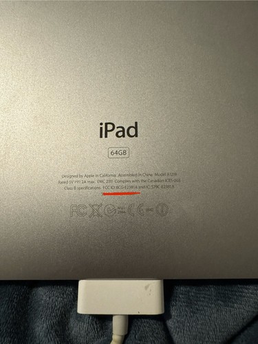 Apple iPad 1st Gen. 64GB, Wi-Fi, 9.7in - Afbeelding 2 van 3