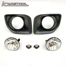 Clear Lens Driving Fog Lights Set For 2015-2019 Gmc Canyon Wtih Bezel Bulbs Clear Lens Driving Fog Lights Set For 2015-2019 Gmc Canyon Wtih Bezel Bulbs