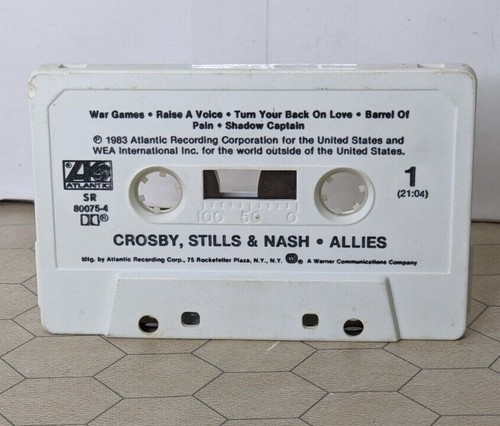 Crosby, Stills and Nash - Allies (1983 Atlantic Records 80075-4) Cassette & Case - Imagen 5 de 6