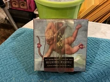 VINTAGE TIME DEZIGN MAGNETIC ANALOG CUPID/ANGEL CLOCK LAGUNACALIFORNIA