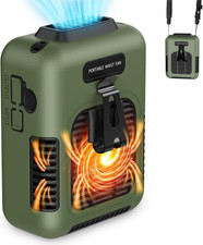 3-IN-1 Portable Fan, Waist Clip Fan, Personal Neck Fan with Lanyard, 25H Working