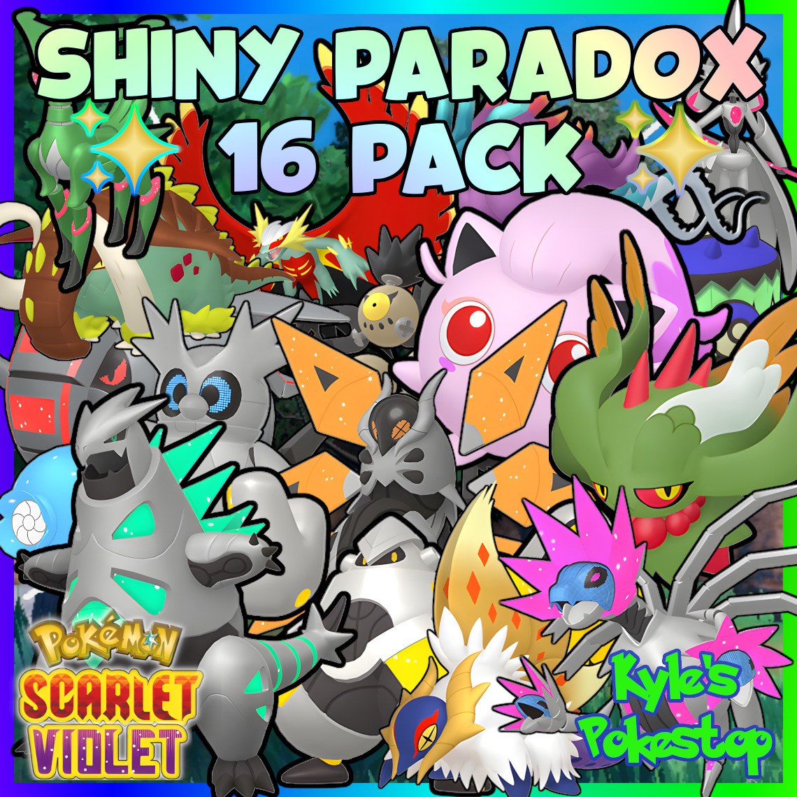 Pokemon Scarlet & Violet - Paradox Pokemon - Shiny - 6IV