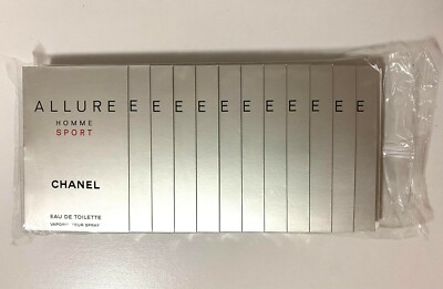 NEW, SEALED Chanel Allure Homme Sport EDT  Spray x12 1.5 ml each