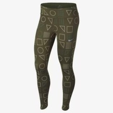 Collant da corsa Nike Epic Lux Flash stampa riflettente $110 NUOVI AH6849 395