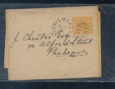 Australia    Victoria wrapper  used    Kilmore  cancel