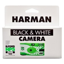 Ilford HP5 Plus B W Single Use Disposable 35mm Camera with Flash, 27 Exposures