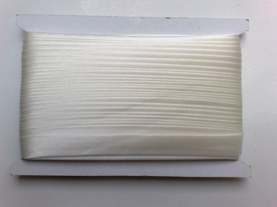 aus Farben wählen 32m Satin Schrägband 0,39 /m 15mm breit Kantenband 2x gefalzt
