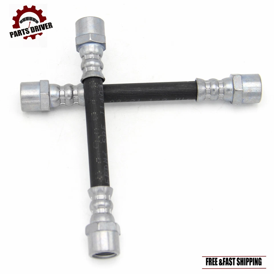 2x Manguera hidráulica de freno trasera izquierda y derecha ajuste interior para BMW E39 525i 528i 530i 540i Foto 4 de 4