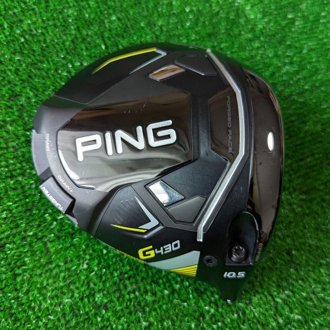 PING G430 SFT ドライバー 10.5° 美品 ヘッド単品 Ping G430 SFT 10.5 Driver Head Only Right Handed Japan Used
