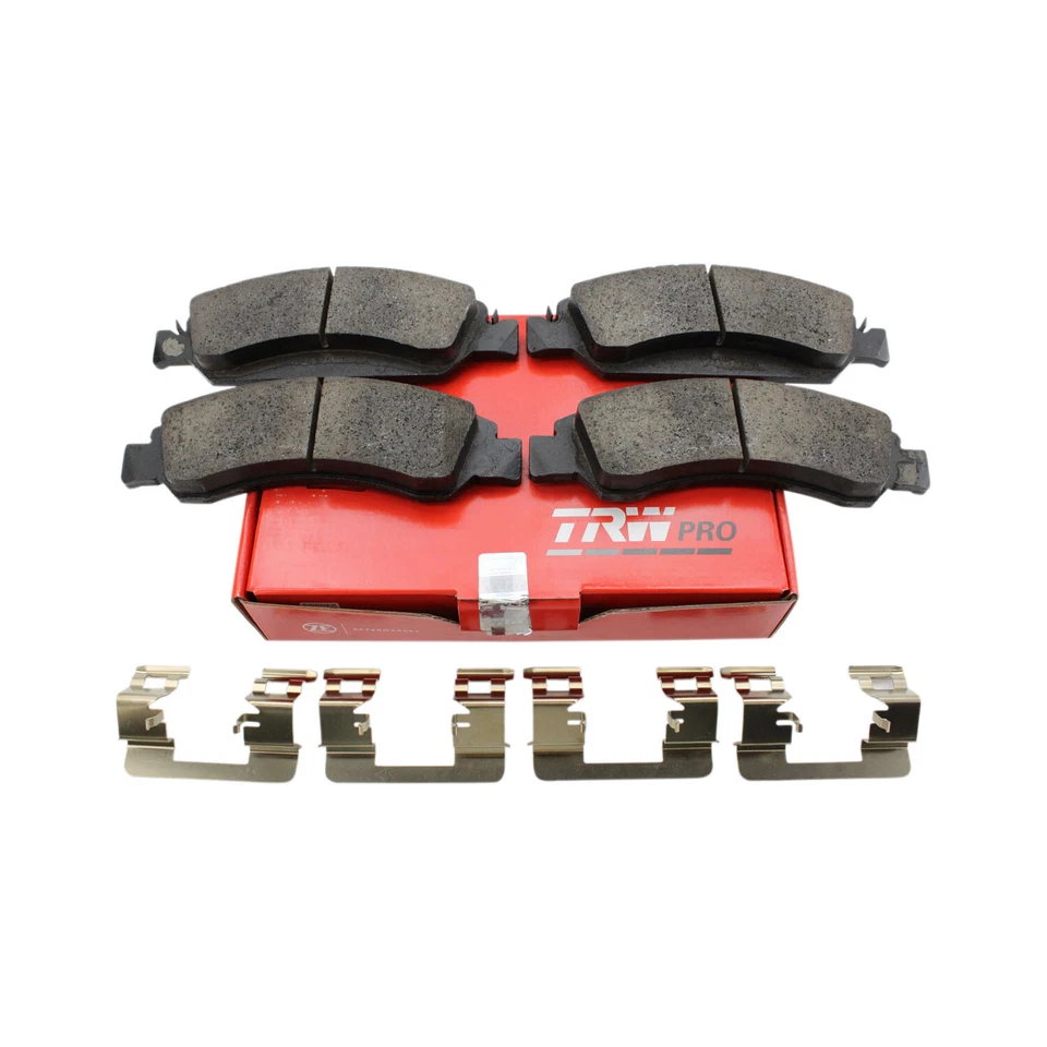 Juego de pastillas de freno delanteras de cerámica TRW Pro para Chevy Tahoe GMC Yukon con paquete policial Foto 4 de 4