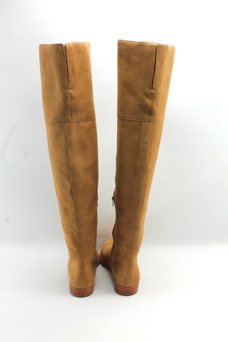 Loeffler Randall Jos Suede Over-The-Knee Flat Boots Camel Brown Women 6.5 ($695) - Picture 4 of 7