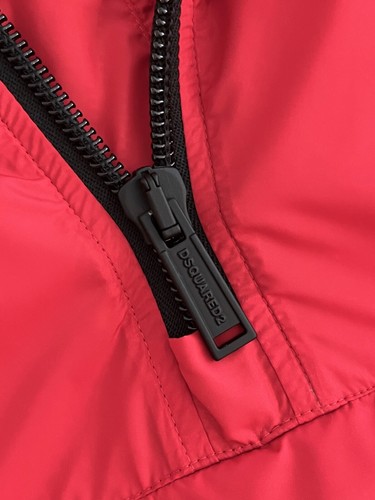 Dsquared2 Jacke Windbreaker Rot XL Polyamide Hoodie Jacked Red - Bild 8 von 8