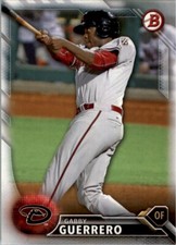 2016 Bowman #BP133 Gabby Guerrero Arizona Diamondbacks