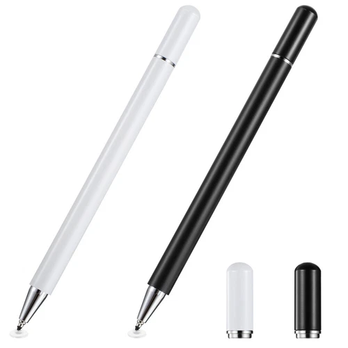  2 Pcs Doppelköpfiger Stift Tablet-Touchscreen-Stift Universeller Eingabestift
