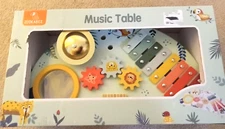 Zookabee Music Table Baby Musical Instrument Play Set 18 mo.+--FREE SHIPPING!