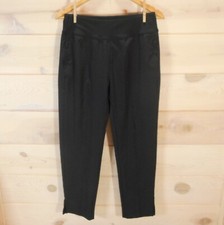 Zella Women's M Athletic Pants Black High-Rise Performance Zip Pockets