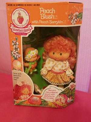 peach strawberry shortcake doll