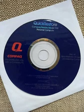 Compaq Presario Model 700 Quick Restore recovery CD Windows XP Home
