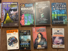 LOTTO DI 8 LIBRI- WILLIAM GIBSON- FANTASCIENZA - -TUTTE PRIME EDIZIONI