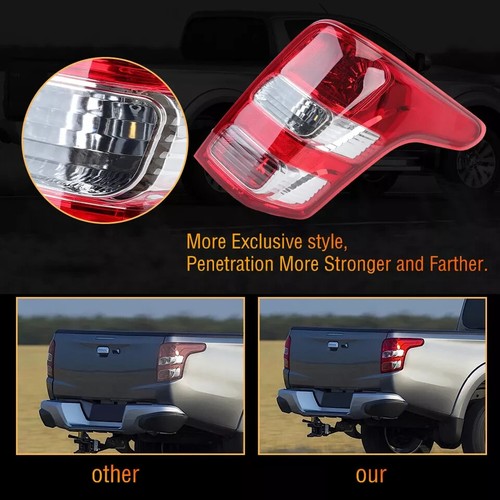REAR BRAKE LIGHT FOG LAMP DRIVERS SIDE RIGHT FOR MITSUBISHI L200 2015 2019 MOT ✅ - Picture 4 of 10