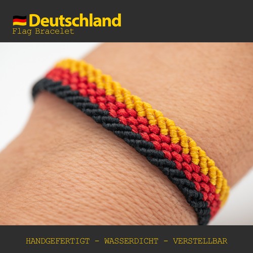 Germany Flag, Gift for Men, Friendship Bracelet, Waterproof, Ve... - Picture 3 of 16