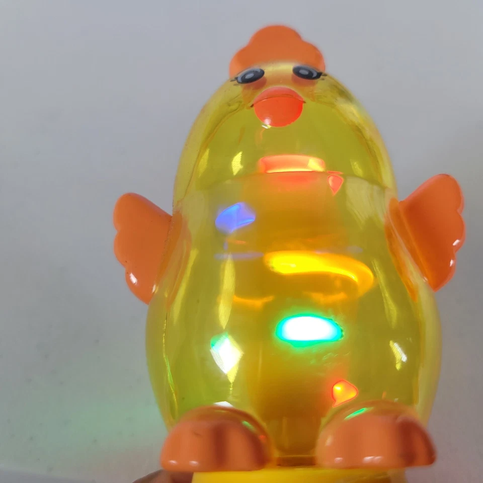 Lot of 3 Coolites Penguin Chicken Bunny Light Up Toy Spinner Holiday See Descrip - Image 3 of 4