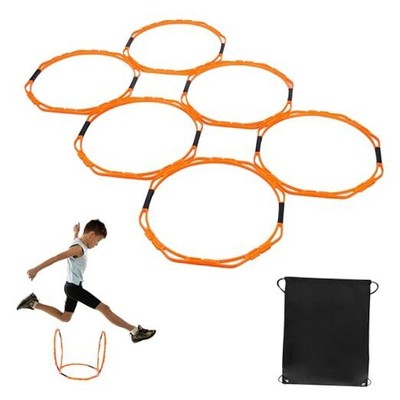  Octagonal Agility Rings, Speed Rings, Youth Agility Footwork Training and 