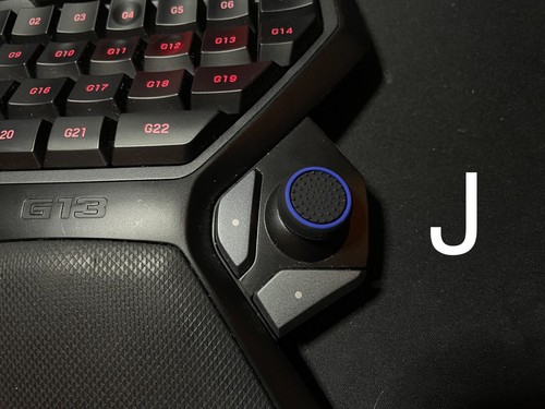 Logitech G13 Advanced Gameboard Gamepad, thumb button replacement part, DIY - Picture 21 of 23