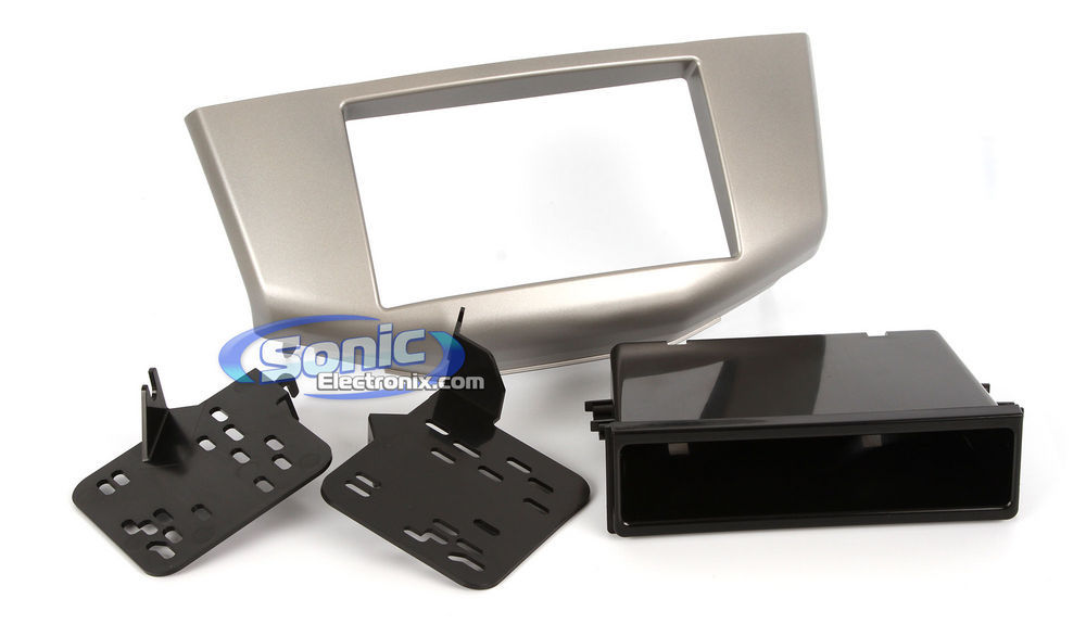 Dash Insert Pocket Double Din Radio Silver Finish Dash Kit Metra 99-8159S | Lexus RX Radio ...