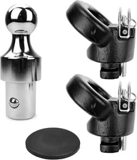 60638 Puck System Gooseneck Hitch Ball Kit, Compatible with 2013-2024 Dodge RAM