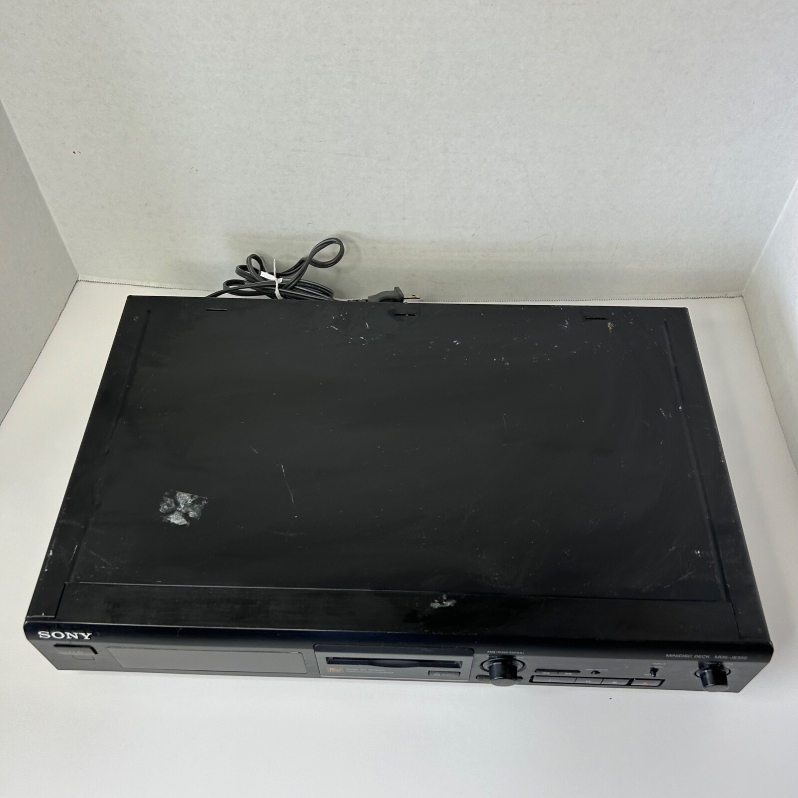 Sony MDSJE320 Mini Disc Deck Recorder MiniDisc Player NEEDS REPAIR No