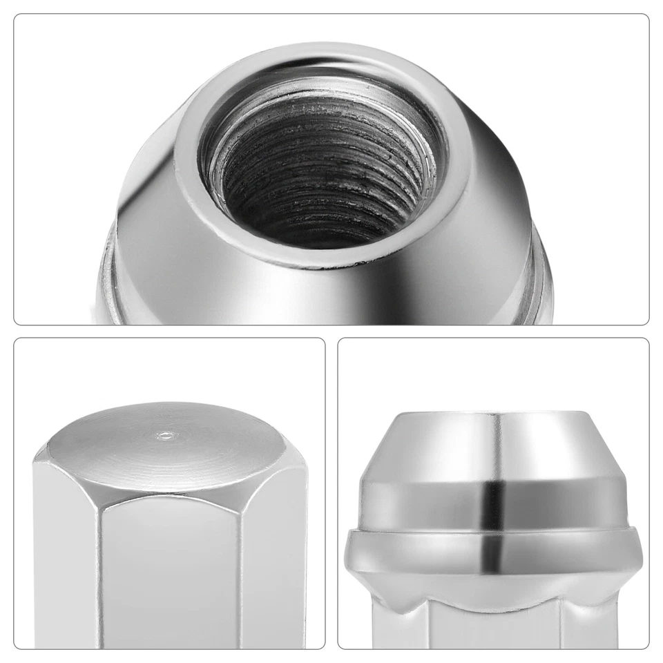 24x Chrome Chevy OEM Factory Lug Nuts M14x1.5 for 2007 Chevrolet Silverado 1500 - Image 4 of 4