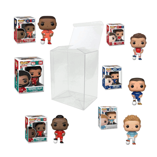 Lotto 5 custodie protettive pop 20 50 100 (0,4 mm) per Funko POP 4"! Scatola figurine vinile - Foto 10 di 12