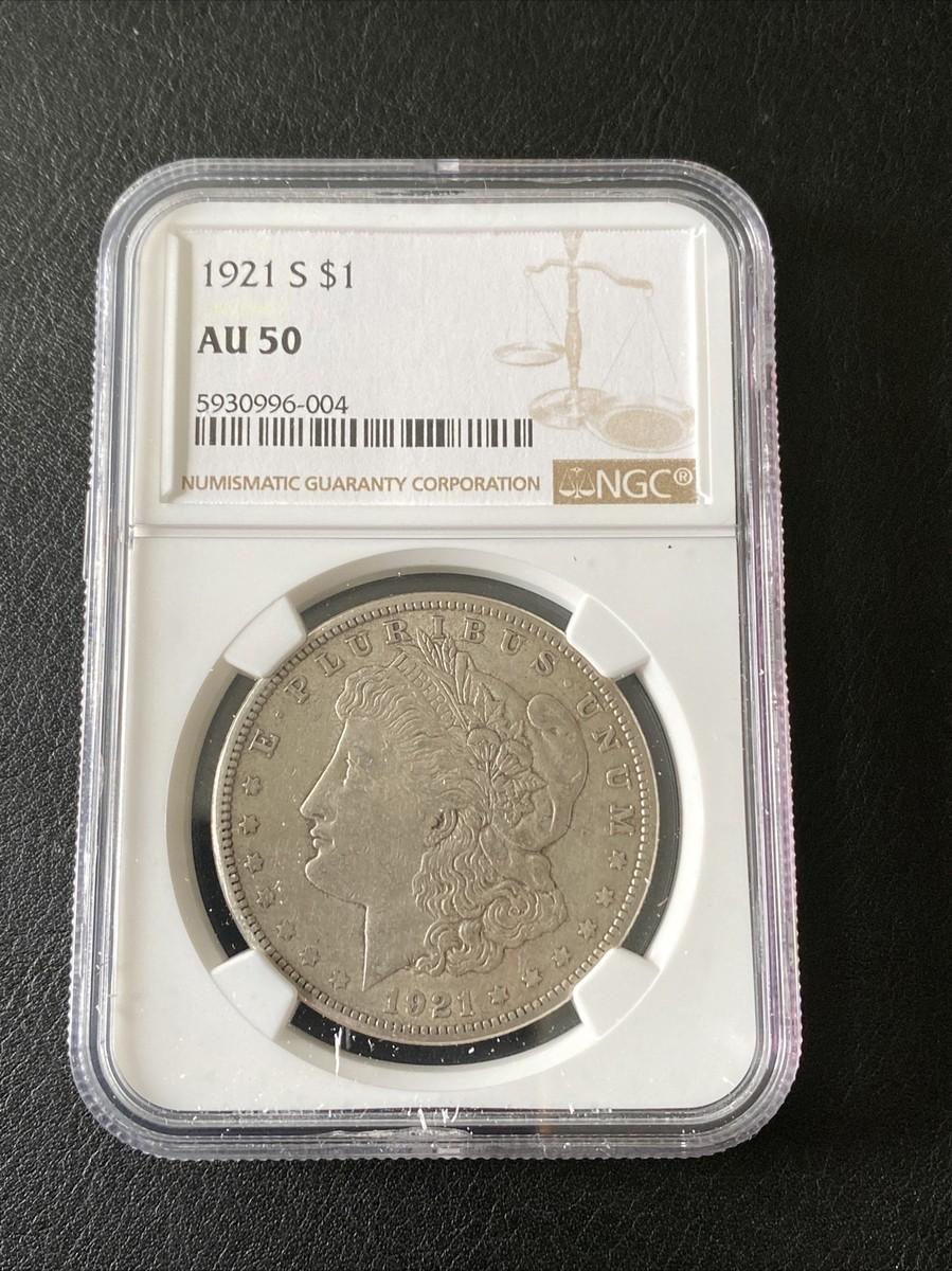 1921 S Morgan Silver Dollar NGC AU 50 | eBay