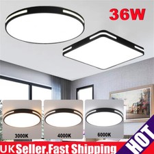 Bright LED Ceiling Light Panel Down Lights Kitchen Bedroom Bathroom Wall Lamp UK