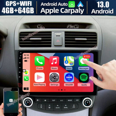 10'' Android 13.0 Car Stereo Radio For Honda Accord 2003-2007 GPS Navi WIFI RDS