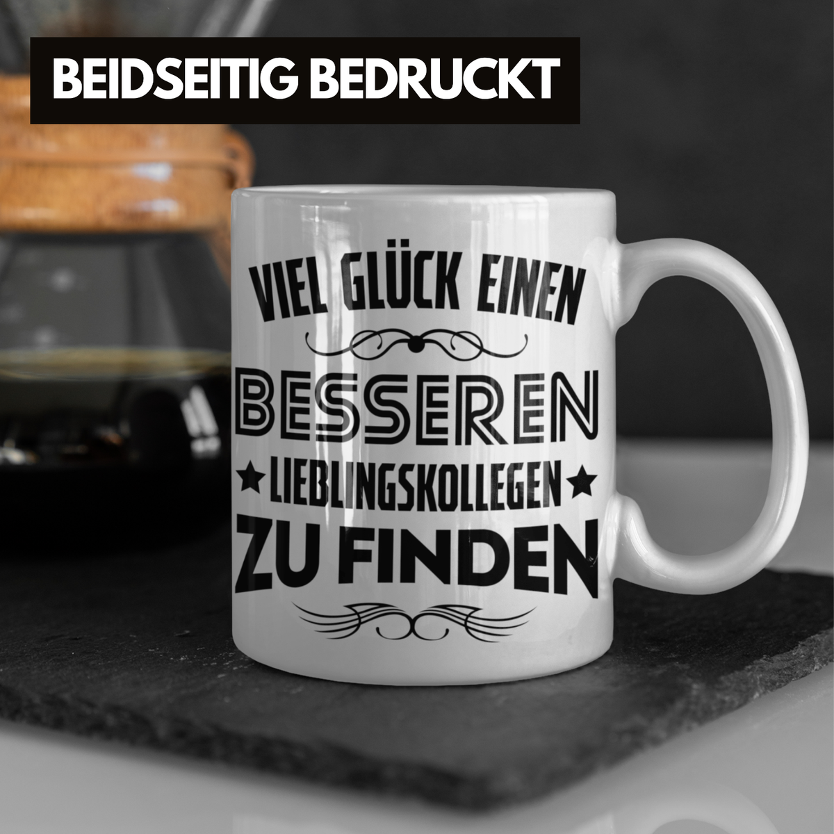 „Bester Kollege“ Tasse Mit Spruch – Lustiges Geschenk Zum Abschied Oder Geburtstag, Spülmaschinenfest