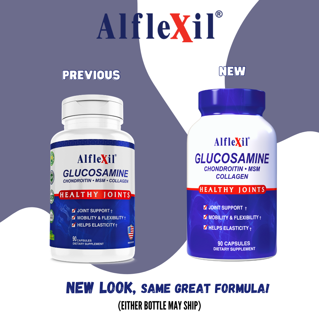 ALFLEXIL® 90 capsules Glucosamine. Chondroitin. MSM. Collagen. Bone