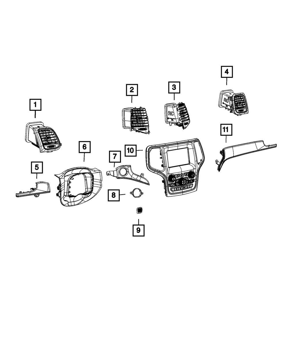 Aplicación del panel instrumental para Mopar (N/P 6WN31AAAAA)