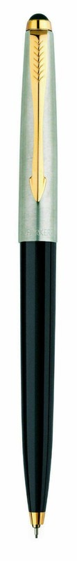 Parker  45 Pencil  Black & Stainless Steel & Gold 0.5mm With  Eraser New