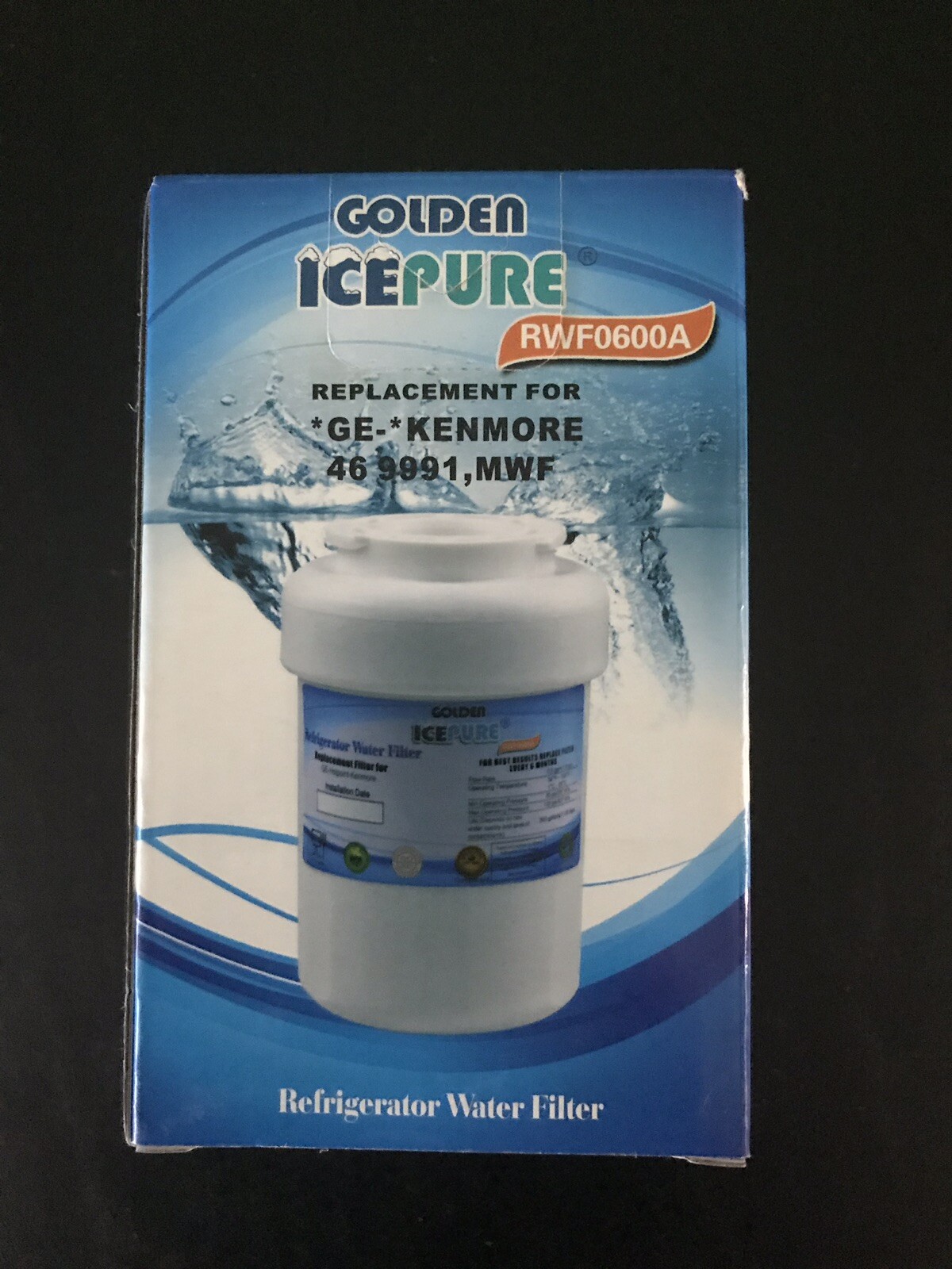 Golden Icepure RWF0600A Refrigerator Water Filter Replacement