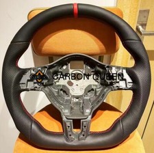 Full Leather Steering Wheel For Vw Golf Mk6 Gti Jetta Wred Stripe Full Leather Steering Wheel For Vw Golf Mk6 Gti Jetta Wred Stripe