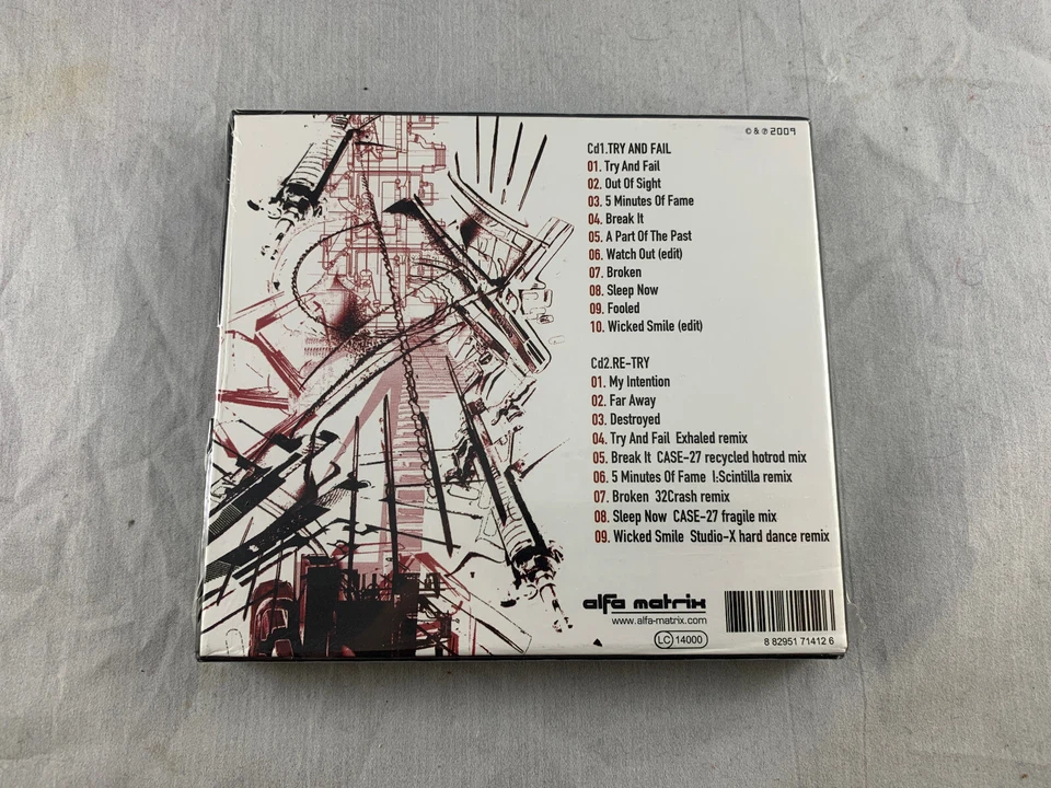 2009 ESSENCE OF MIND TRY & FAIL ALFA MATRIX DELUXE 2 CD BOX SET NOS SEALED RARE - Image 2 of 3