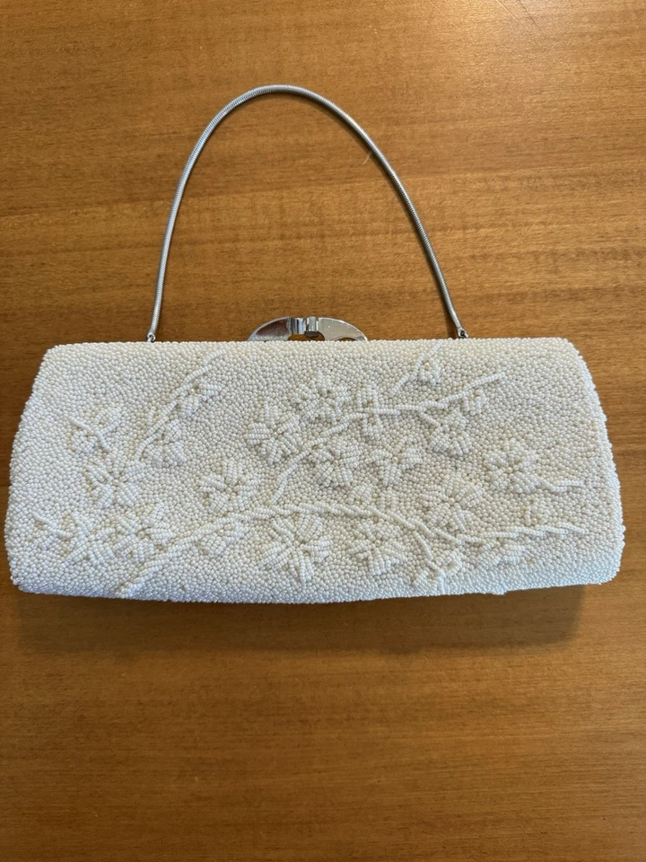 Lote De 3 Embragues De Colección Hechos En Hong Kong Oro Perla Negro Hechos A Mano Foto 3 de 4