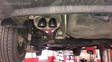 Fox Edelstahl Sportauspuff-Komplettanlage Skoda Rapid 2x55mm Dieseloptik