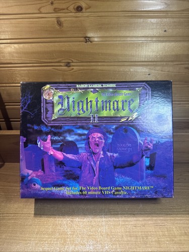 Vtg 1991 Nightmare VHS Board Game With All 3 Expansions Very Rare 1-4 - Picture 5 of 13