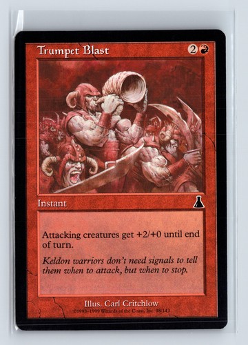 (2x) TRUMPET BLAST – MTG Magic the Gathering Card – Urza's Destiny – Common - Picture 1 of 6
